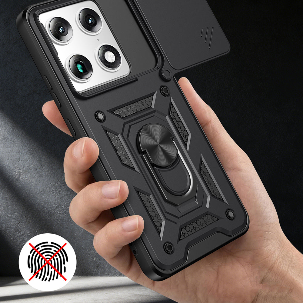 Étui pour Motorola Edge 70 Ultra / Signature, Techsuit, CamShield, Noir