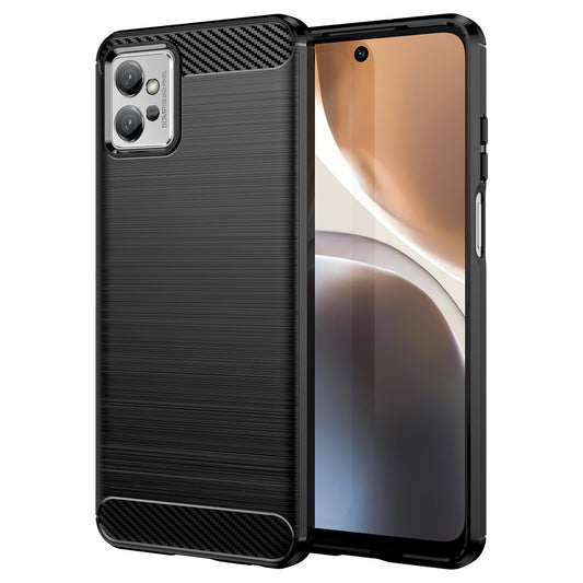 Coque pour Motorola Moto G56, OEM, Carbon Pro, Noire
