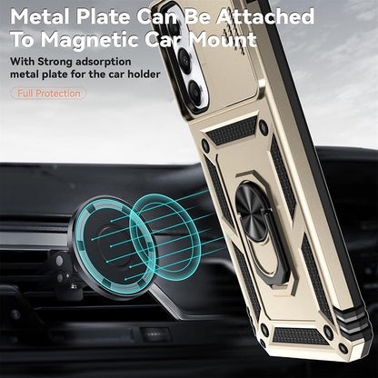 Case for Motorola Moto E15 / G05, Techsuit, CamShield, Gold