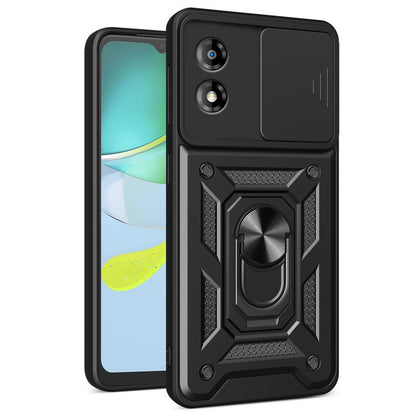 Coque pour Motorola Moto E13, Techsuit, CamShield, Noire