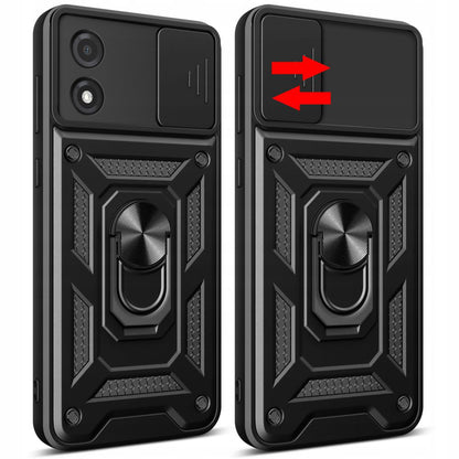 Coque pour Motorola Moto E13, Techsuit, CamShield, Noire