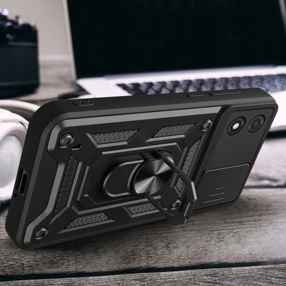 Coque pour Motorola Moto E13, Techsuit, CamShield, Noire