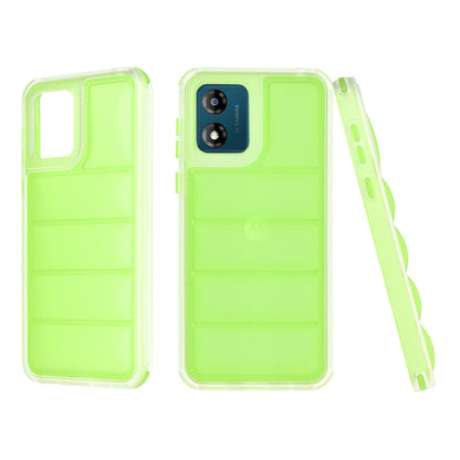 Coque pour Motorola Moto E13, Techsuit, Wave Shield, Vert