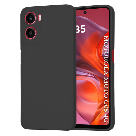 Hülle für Motorola Moto E15 / G05, Techsuit, SoftFlex, Schwarz