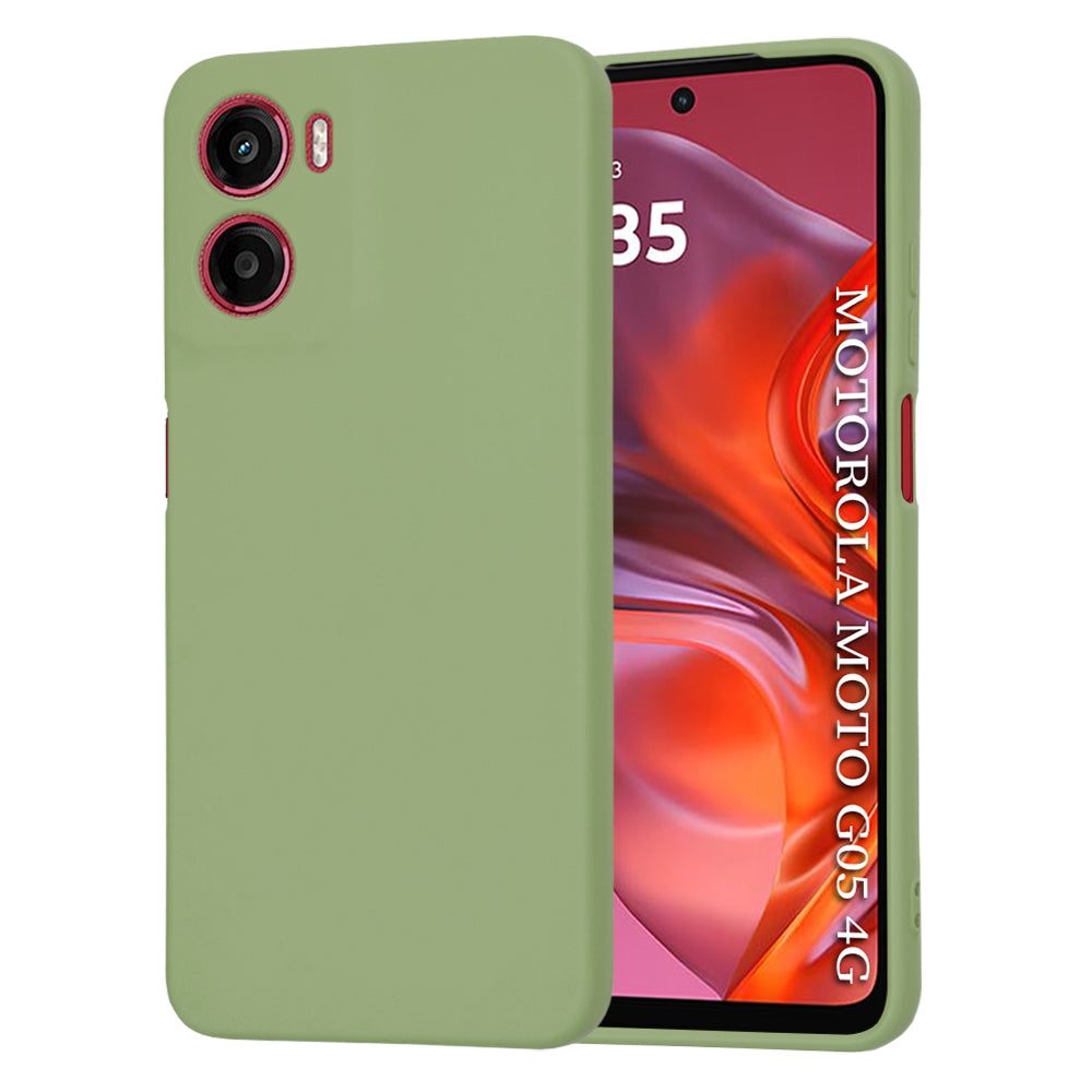 Hülle für Motorola Moto E15 / G05, Techsuit, SoftFlex, Matcha