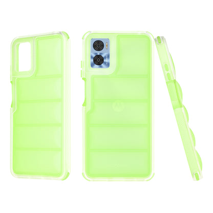 Coque pour Motorola Moto E22i / E22, Techsuit, Wave Shield, Vert