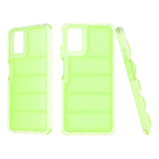 Hülle für Motorola Moto E22i / E22, Techsuit, Wave Shield, Grün