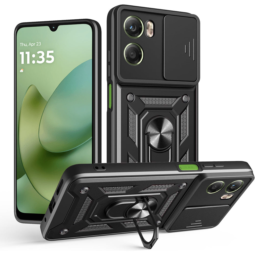 Housse pour Motorola Moto G06, Techsuit, CamShield, Noire