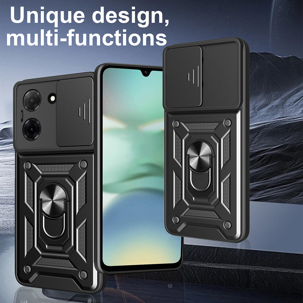 Housse pour Motorola Moto G06, Techsuit, CamShield, Noire