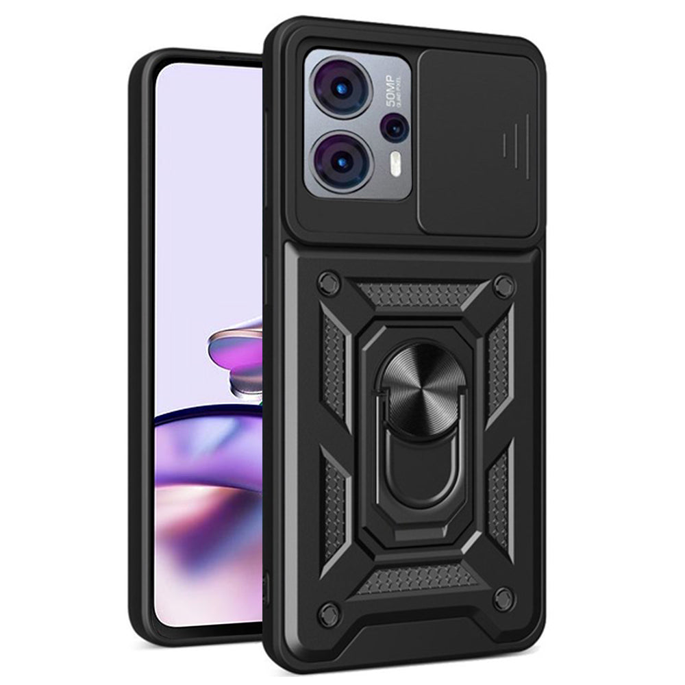 Hülle für Motorola Moto G13 / G23 / G53, Techsuit, CamShield, Schwarz