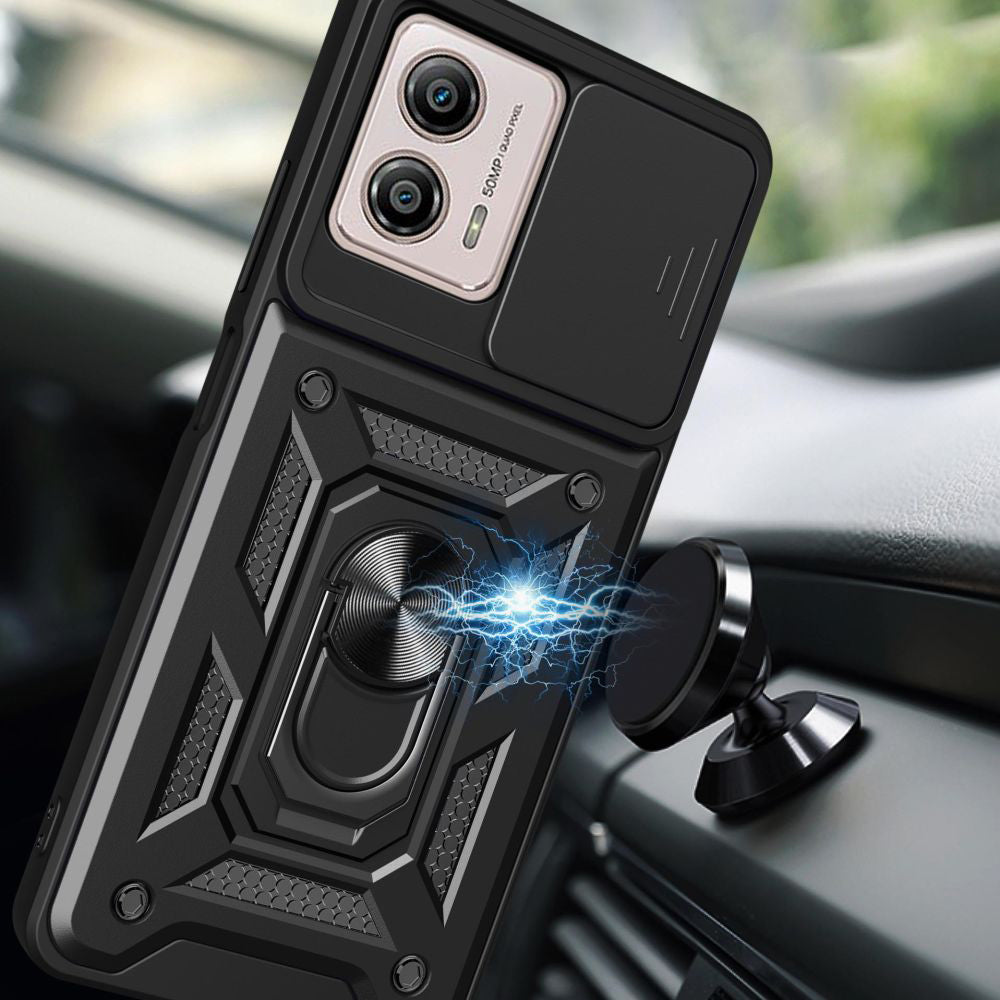 Hülle für Motorola Moto G13 / G23 / G53, Techsuit, CamShield, Schwarz