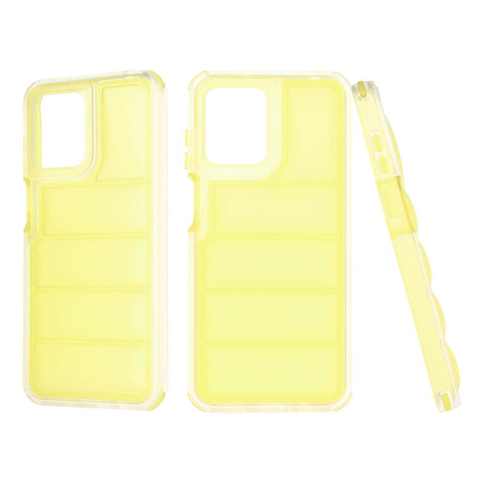 Hülle für Motorola Moto G13 / G23 / G53, Techsuit, Wave Shield, Gelb