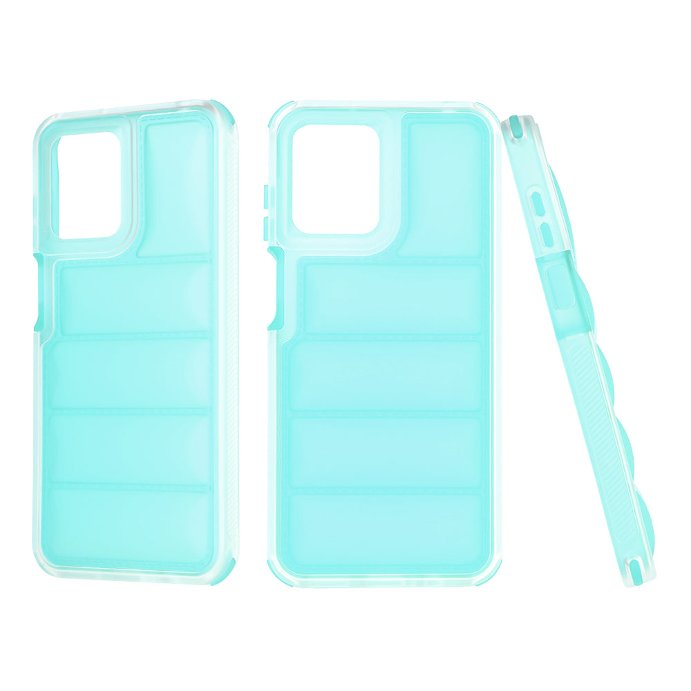 Hülle für Motorola Moto G13 / G23 / G53, Techsuit, Wave Shield, Türkis
