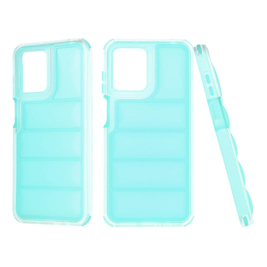Hülle für Motorola Moto G13 / G23 / G53, Techsuit, Wave Shield, Türkis