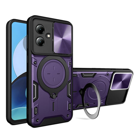 Hülle für Motorola Moto G14, Techsuit, CamGuard Pro, Lila