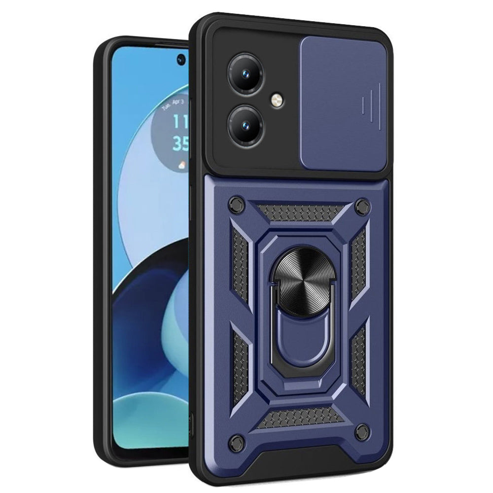Coque pour Motorola Moto G14, Techsuit, CamShield, Bleue