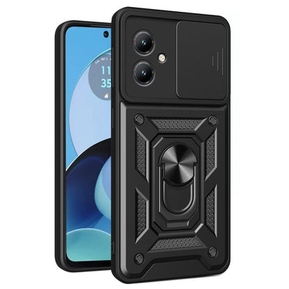 Hülle für Motorola Moto G14, Techsuit, CamShield, Schwarz