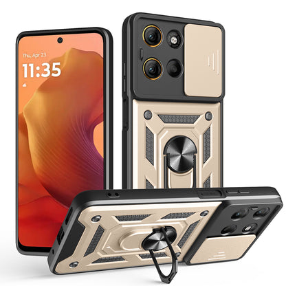 Coque pour Motorola Moto G15 / G15 Power, Techsuit, CamShield, Dorée