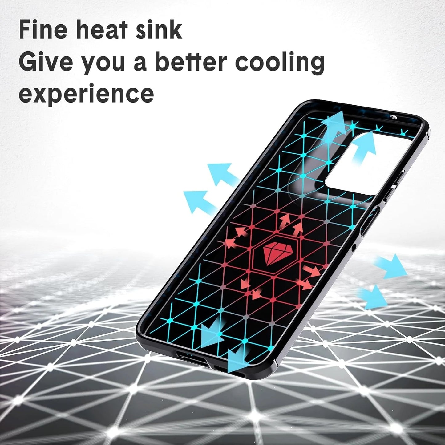 Coque pour Motorola Moto G15 / G15 Power, Techsuit, Carbone, Noire