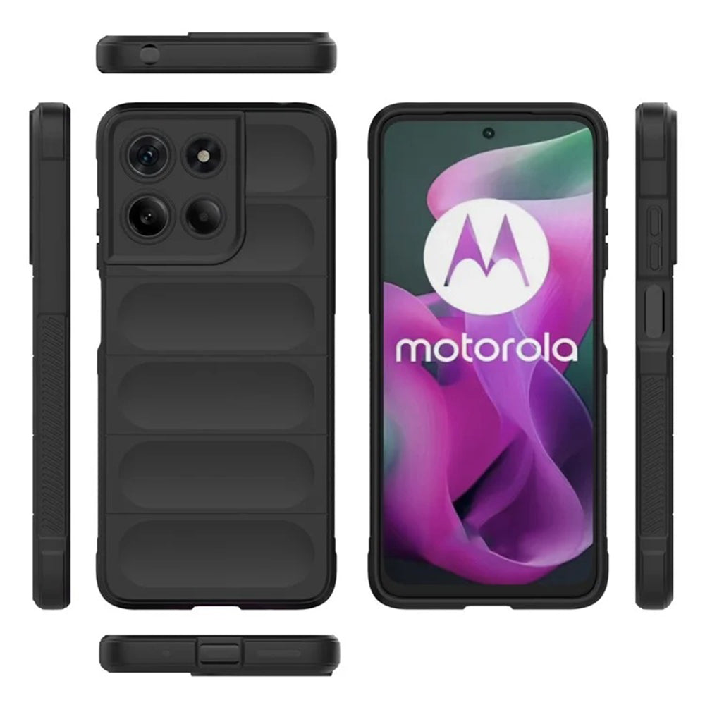 Hülle für Motorola Moto G15 / G15 Power, Techsuit, Magic Shield, Schwarz