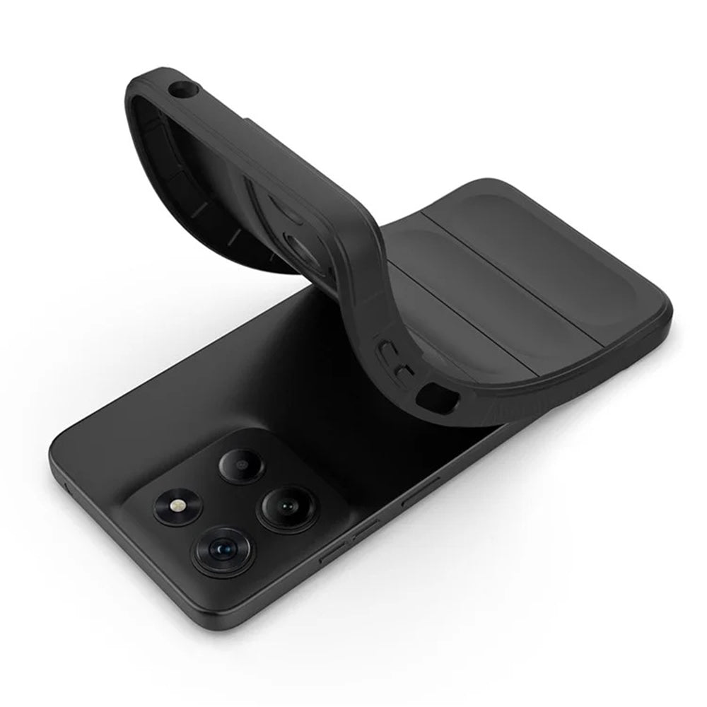 Hülle für Motorola Moto G15 / G15 Power, Techsuit, Magic Shield, Schwarz