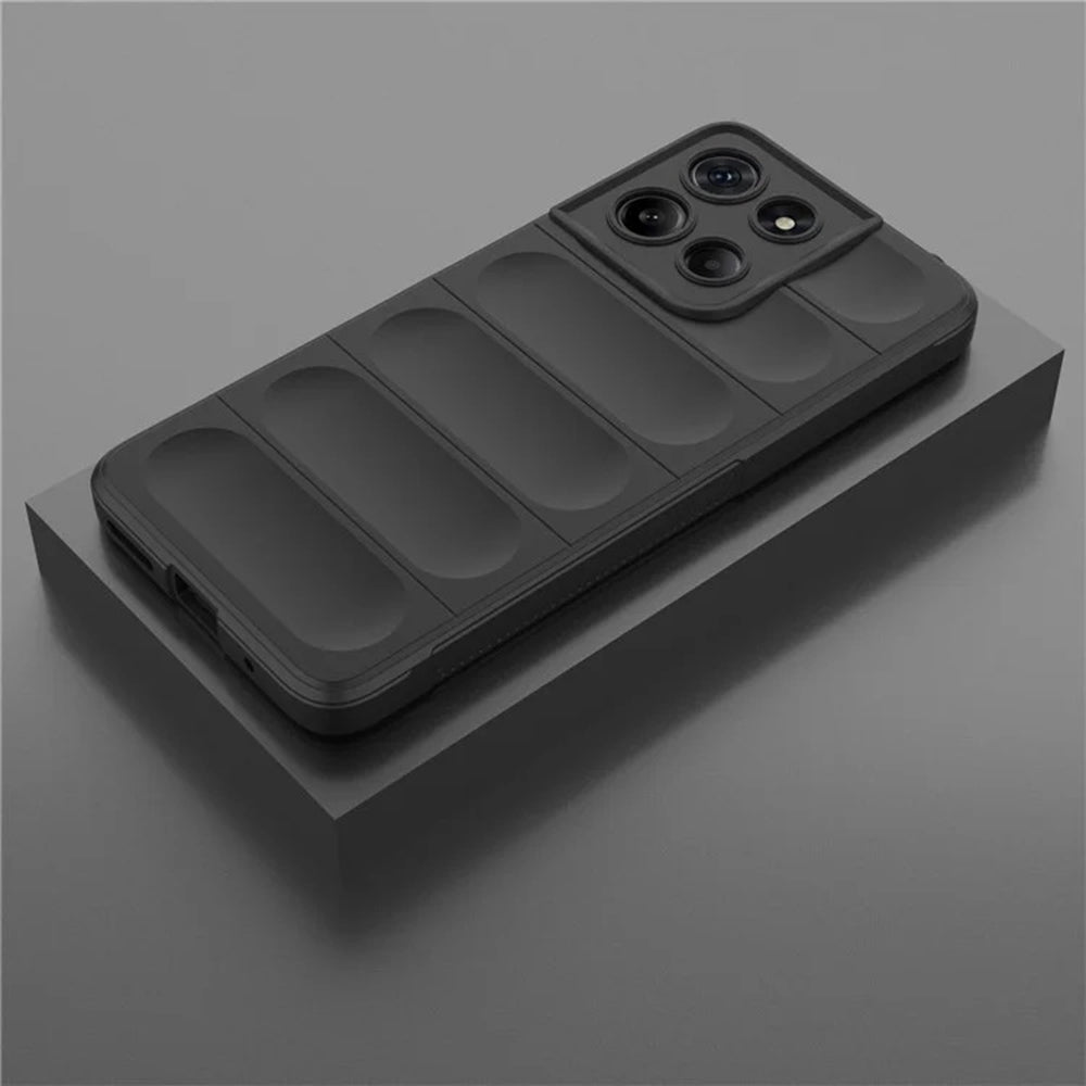 Hülle für Motorola Moto G15 / G15 Power, Techsuit, Magic Shield, Schwarz