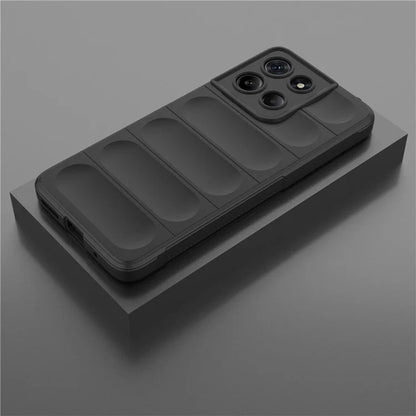Hülle für Motorola Moto G15 / G15 Power, Techsuit, Magic Shield, Schwarz