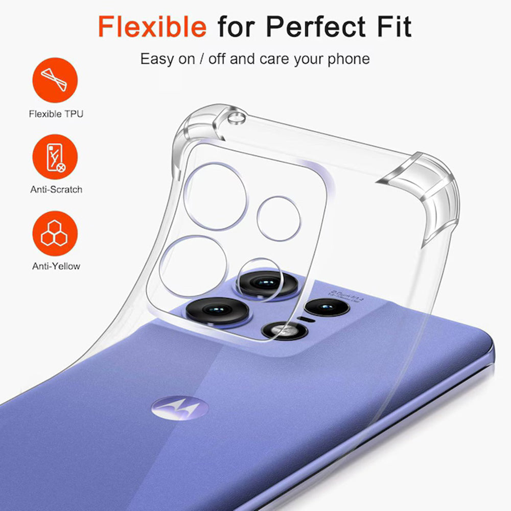 Coque pour Motorola Moto G15 / G15 Power, Techsuit, Antichoc Claire, Transparente