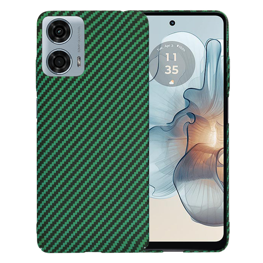 Hülle für Motorola Moto G24 Power, Techsuit, Carbonite FiberShell, Grün