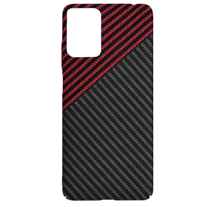 Hülle für Motorola Moto G24 Power, Techsuit, Carbonite FiberShell, Schwarz Rot