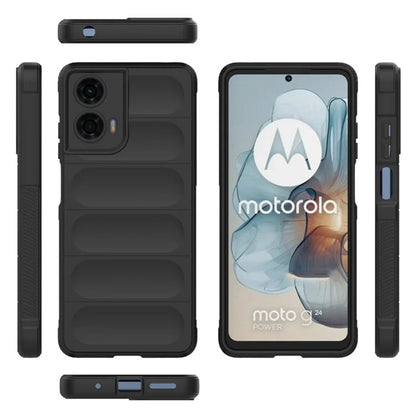 Hülle für Motorola Moto G24 Power, Techsuit, Magic Shield, Schwarz