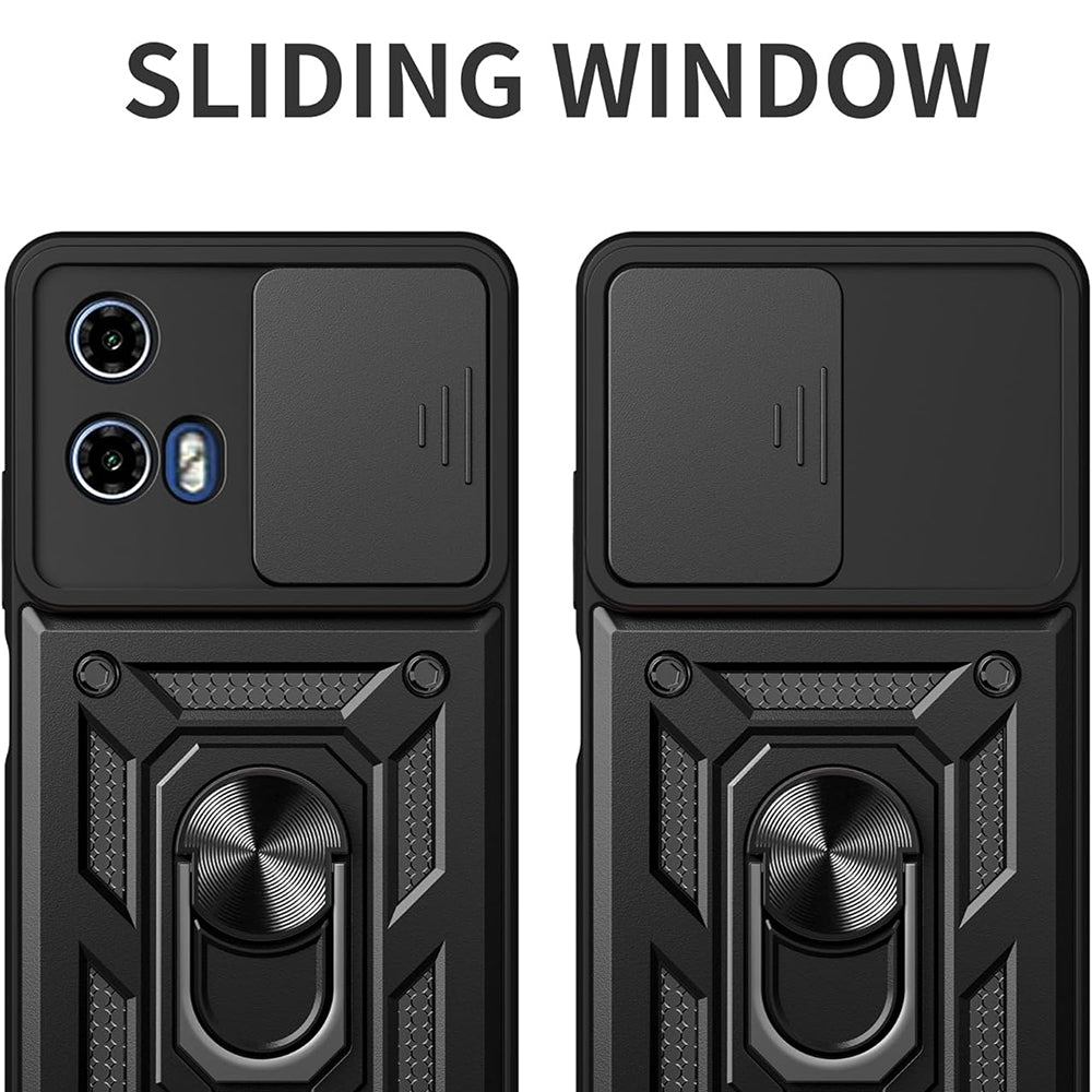 Hülle für Motorola Moto G31 / G41, Techsuit, CamShield, Schwarz