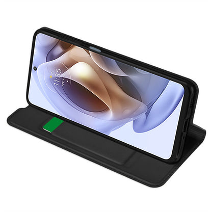 Coque pour Motorola Moto G31 / G41, Techsuit, Magskin Book, Noire
