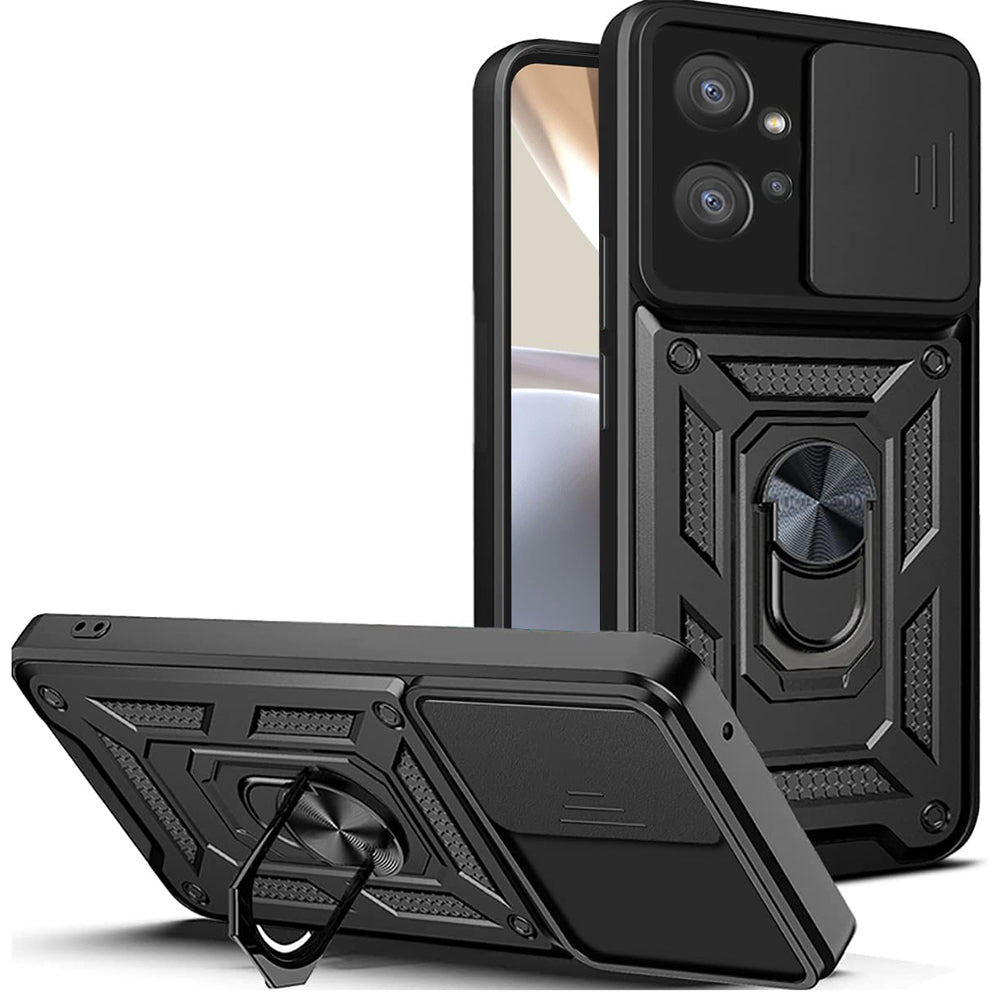 Hülle für Motorola Moto G32, Techsuit, CamShield, Schwarz