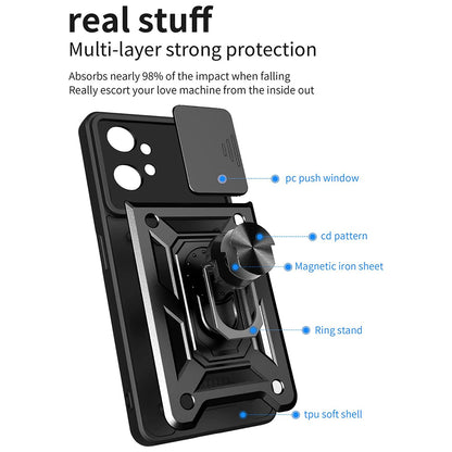 Hülle für Motorola Moto G32, Techsuit, CamShield, Schwarz