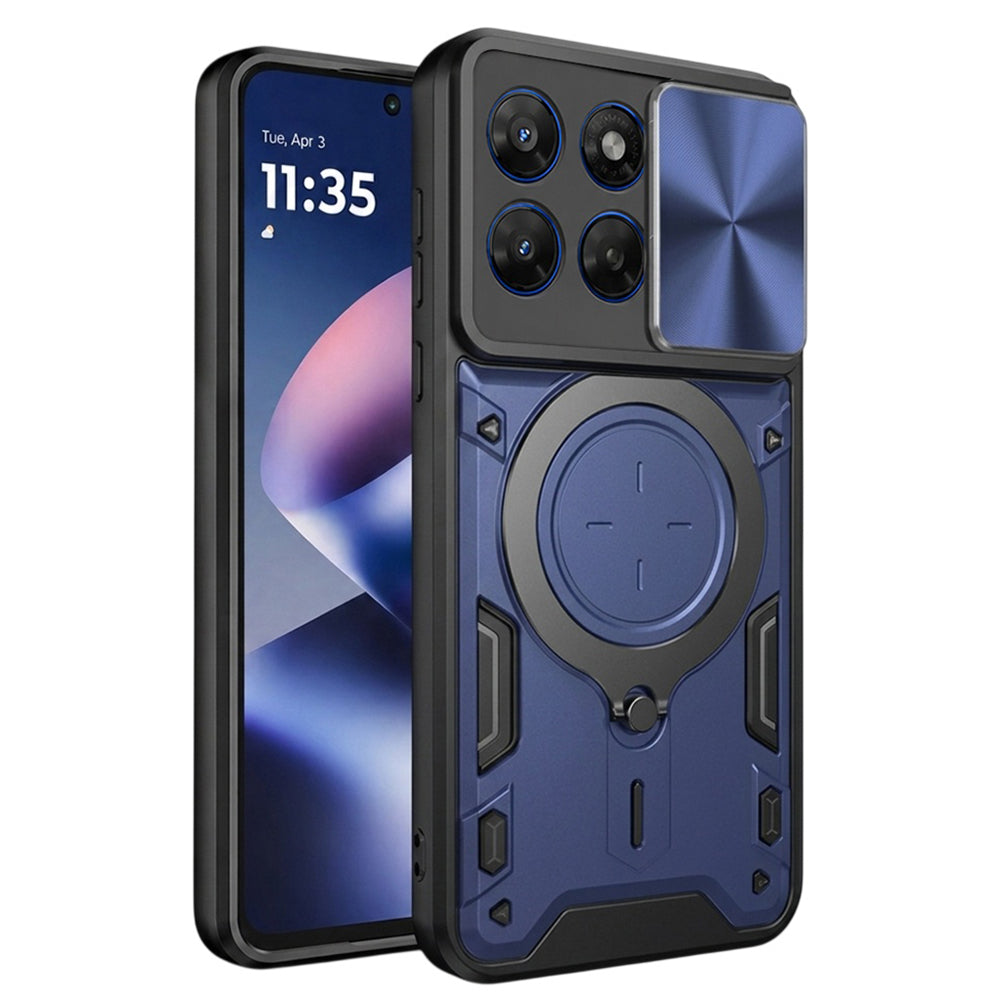 Coque pour Motorola Moto G47 / G37, Techsuit, CamGuard Pro, Bleue