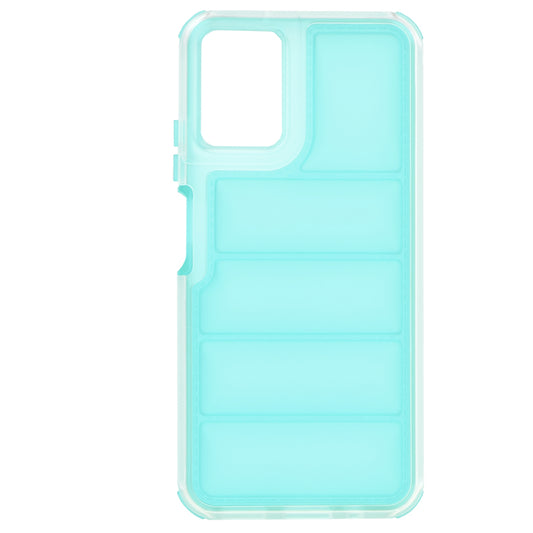 Hülle für Motorola Moto G45 / G34, Techsuit, Wave Shield, Türkis
