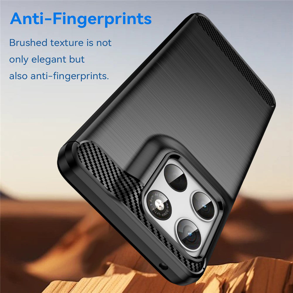 Hülle für Motorola Moto G47 / G37 Power / G37 / G67 Power / G57 Power, Techsuit, Carbon, Schwarz
