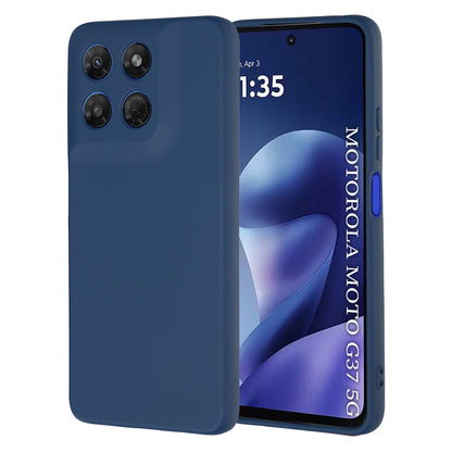 Hülle für Motorola Moto G47 / G37 Power / G37, Techsuit, SoftFlex, Marineblau