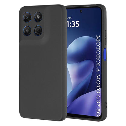 Coque pour Motorola Moto G47 / G37 Power / G37, Techsuit, SoftFlex, Noire
