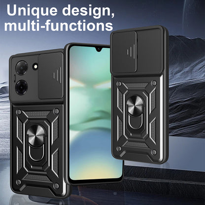 Coque pour Motorola Moto G47 / G37, Techsuit, CamShield, Noire