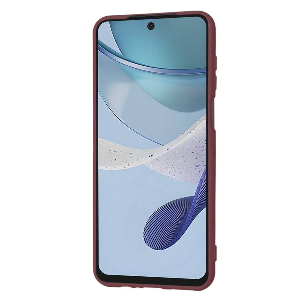 Coque pour Motorola Moto G53, Techsuit, SoftFlex, Bordeaux