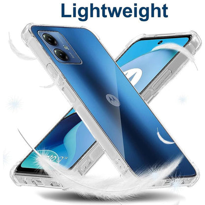 Case for Motorola Moto G54, Techsuit, Shockproof Clear, Transparent