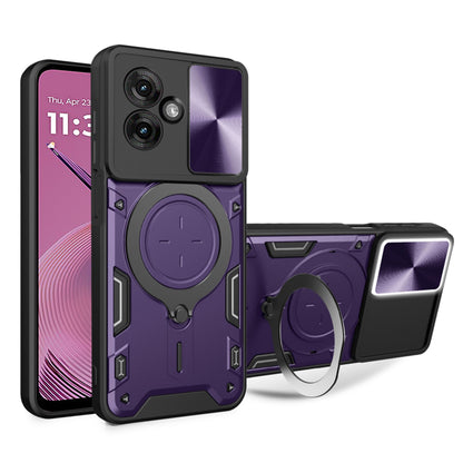 Coque pour Motorola Moto G55, Techsuit, CamGuard Pro, Violet