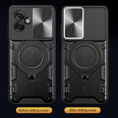 Hülle für Motorola Moto G55, Techsuit, CamGuard Pro, Schwarz