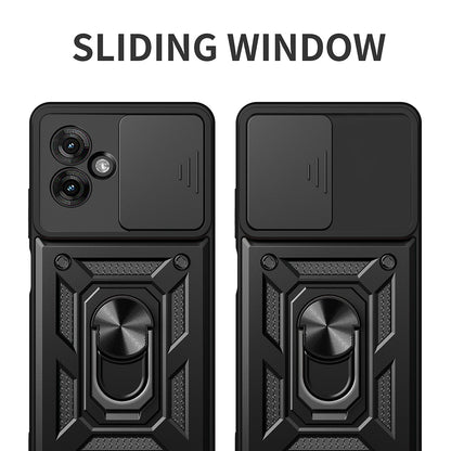 Case for Motorola Moto G55, Techsuit, CamShield, Black