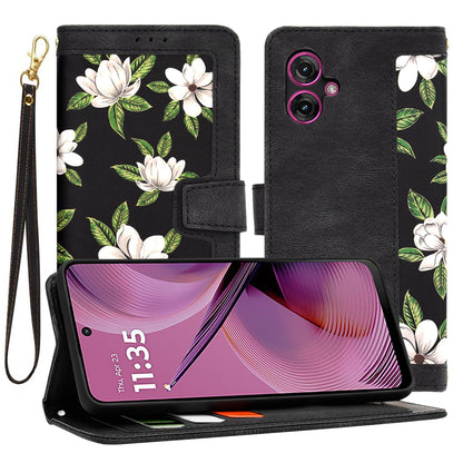 Case for Motorola Moto G55, Techsuit, FlipCraft, Black
