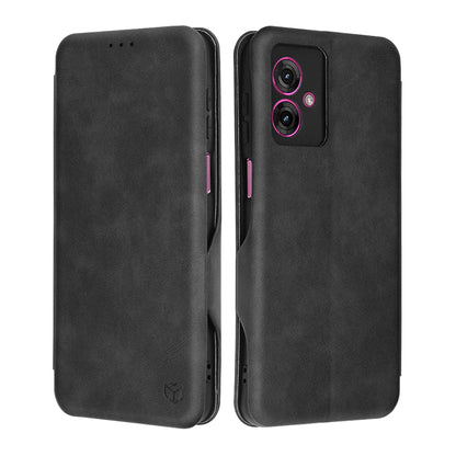 Case for Motorola Moto G55, Techsuit, Safe Wallet Plus, Black