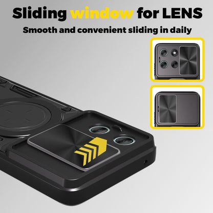 Coque pour Motorola Moto G56, Techsuit, CamGuard Pro, Noire