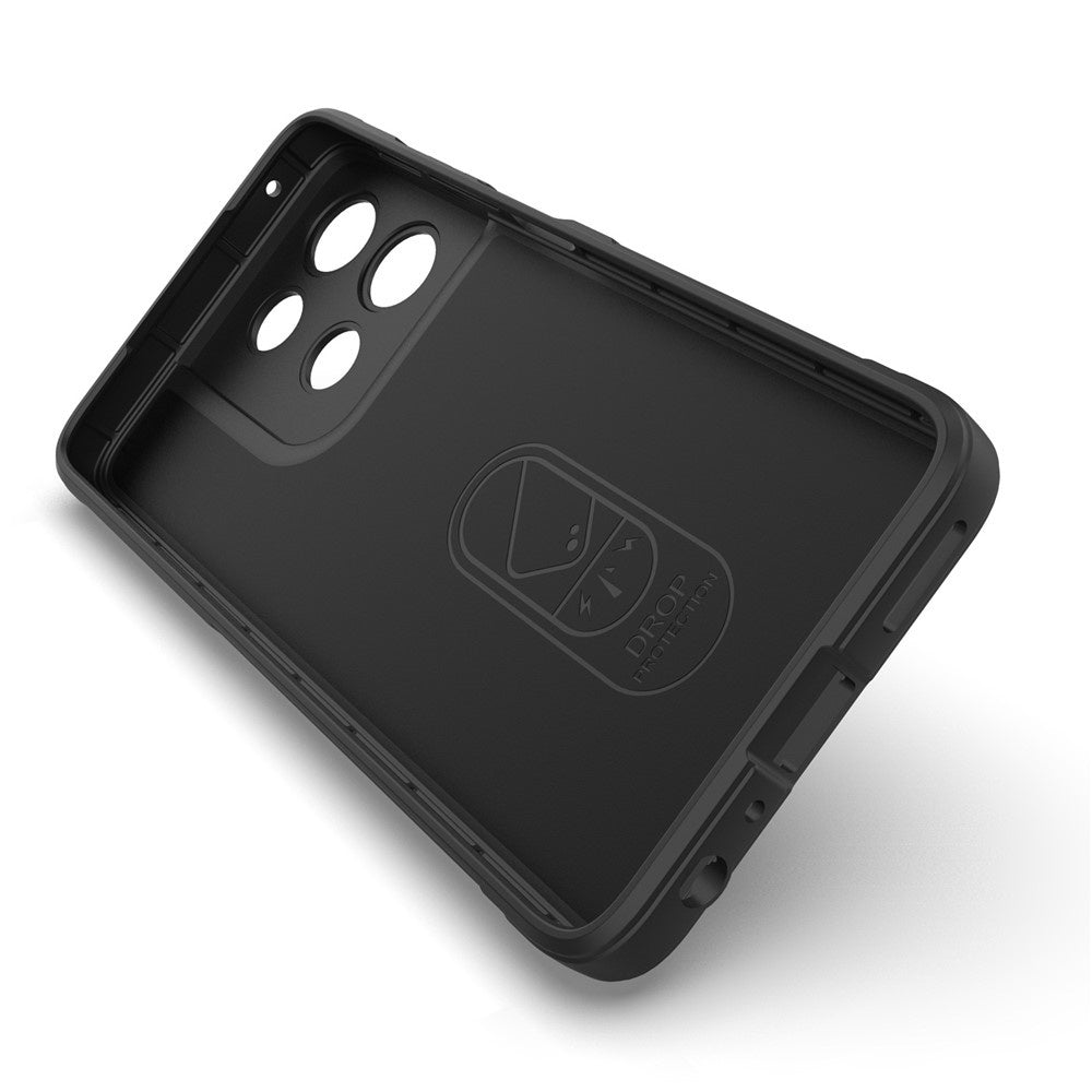 Hülle für Motorola Moto G56, Techsuit, Magic Shield, Schwarz